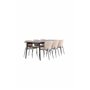 Matgrupp Ellis med Modesto matstolar, 230 × 85 cm
