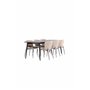 Matgrupp Ellis med Modesto matstolar, 230 × 85 cm
