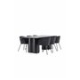 Matgrupp Olivia med Berit matstolar, 210 × 100 cm