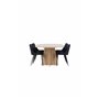 Matgrupp Bootcut med Night matstolar, 230 × 115 cm
