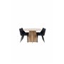 Matgrupp Bootcut med Night matstolar, 230 × 115 cm
