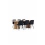 Matgrupp Bootcut med Night matstolar, 230 × 115 cm