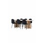 Matgrupp Bootcut med Polar matstolar, 230 × 115 cm