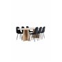 Matgrupp Bootcut med Polar matstolar, 230 × 115 cm