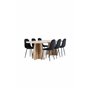 Matgrupp Bootcut med Polar matstolar, 230 × 115 cm