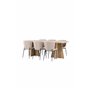 Matgrupp Bootcut med Modesto matstolar, 230 × 115 cm