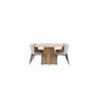 Matgrupp Bootcut med Modesto matstolar, 230 × 115 cm