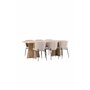 Matgrupp Bootcut med Modesto matstolar, 230 × 115 cm