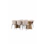 Matgrupp Bootcut med Modesto matstolar, 230 × 115 cm