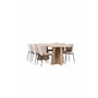 Matgrupp Bootcut med Modesto matstolar, 230 × 115 cm
