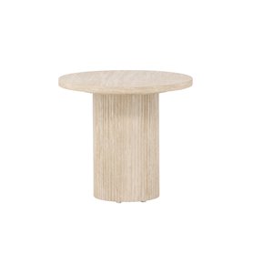 Runt soffbord Härön, Ø50 cm, Beige