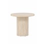 Runt soffbord Härön, Ø50 cm, Beige