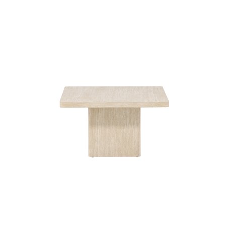 Soffbord Qvart, 80 × 80 cm, Beige