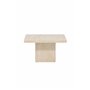Soffbord Qvart, 80 × 80 cm, Beige