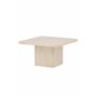 Soffbord Qvart, 80 × 80 cm, Beige