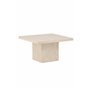 Soffbord Qvart, 80 × 80 cm, Beige