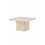 Soffbord Qvart, 80 × 80 cm, Beige