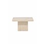 Soffbord Qvart, 80 × 80 cm, Beige