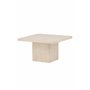 Soffbord Qvart, 80 × 80 cm, Beige