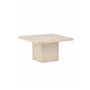 Soffbord Qvart, 80 × 80 cm, Beige
