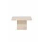 Soffbord Qvart, 80 × 80 cm, Beige
