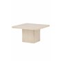 Soffbord Qvart, 80 × 80 cm, Beige