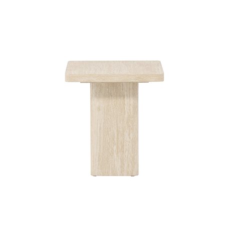 Soffbord Qvart, 50 × 50 cm, Beige