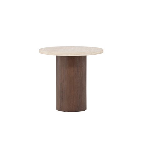 Runt soffbord Megg, Ø50 cm, Beige