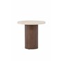 Runt soffbord Megg, Ø50 cm, Beige