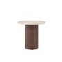 Runt soffbord Megg, Ø50 cm, Beige