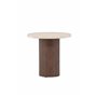 Runt soffbord Megg, Ø50 cm, Beige