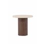 Runt soffbord Megg, Ø50 cm, Beige