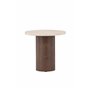 Runt soffbord Megg, Ø50 cm, Beige