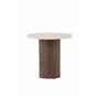 Runt soffbord Megg, Ø50 cm, Beige