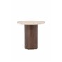 Runt soffbord Megg, Ø50 cm, Beige