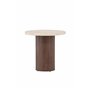 Runt soffbord Megg, Ø50 cm, Beige