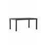 Matbord Capo, 160 × 100 cm, Svart