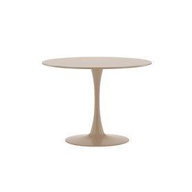Runt matbord Glade, Ø100 cm, Beige
