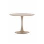 Runt matbord Glade, Ø100 cm, Beige