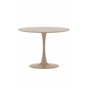 Runt matbord Glade, Ø100 cm, Beige