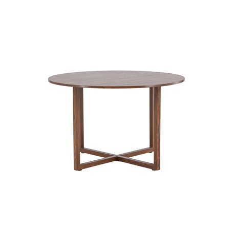 Runt matbord Durango, Ø120 cm, Valnöt
