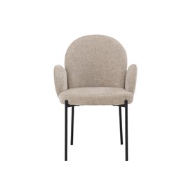 Matstol Blom, Beige/Svart