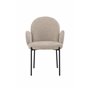 Matstol Blom, Beige/Svart