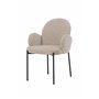 Matstol Blom, Beige/Svart