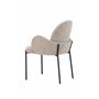 Matstol Blom, Beige/Svart