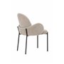 Matstol Blom, Beige/Svart