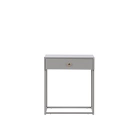 Sidobord Bakal, 43 × 41 cm, Light Grey