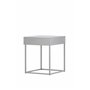 Sidobord Bakal, 43 × 41 cm, Light Grey