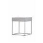 Sidobord Bakal, 43 × 41 cm, Light Grey