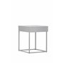 Sidobord Bakal, 43 × 41 cm, Light Grey